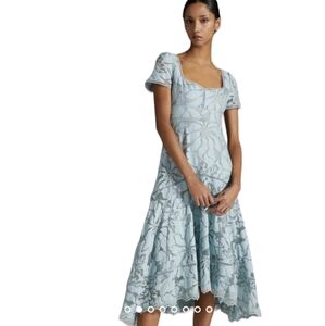 Anthropologie Slim Lace Maxi Dress Size  12